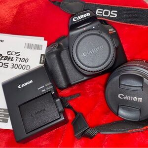 Canon Black Digital Camera EOS Series *READ DESCRIPTION *